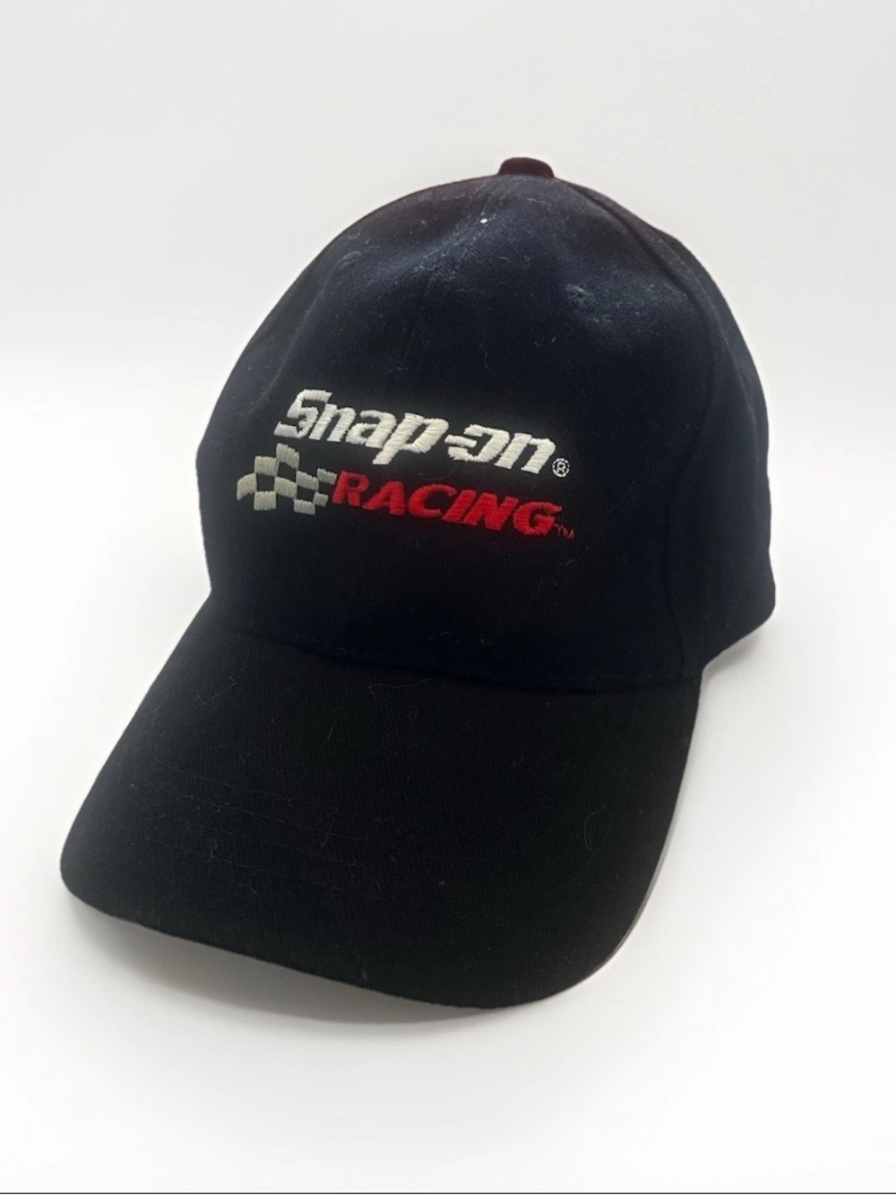Snap On Racing Hat Cap Black Adjustable Tools Mens Hat Wild Impact Promotions